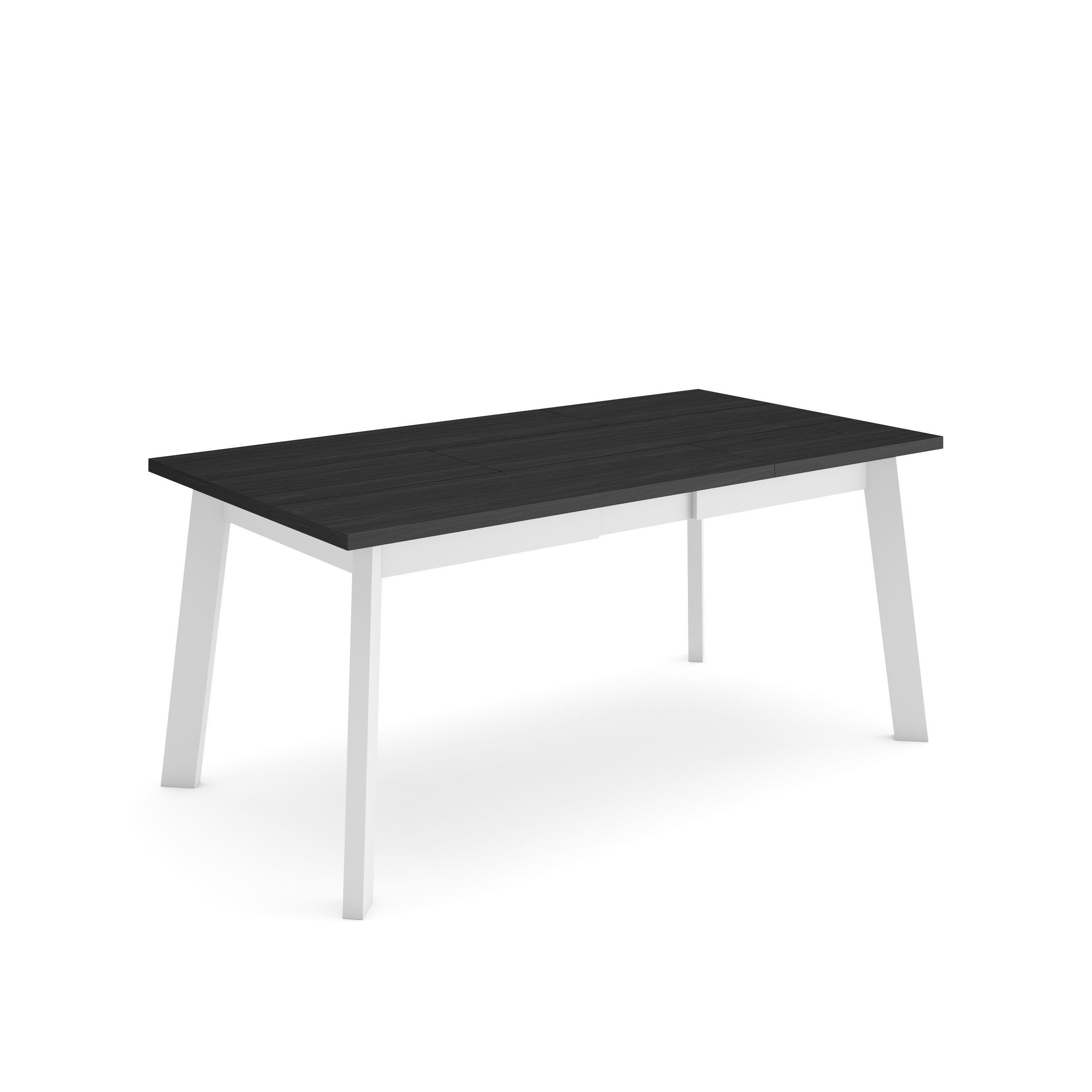 Skraut Home Esstisch Schwarz 167x75x90 cm