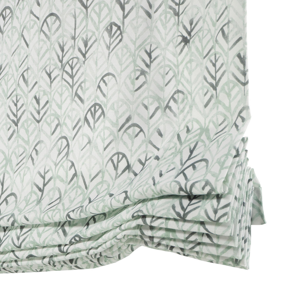RAFFROLLO Toxa Leaf Grün 105 X 175 cm - Grün, Textil (105/175/175cm) - VIEWTEX