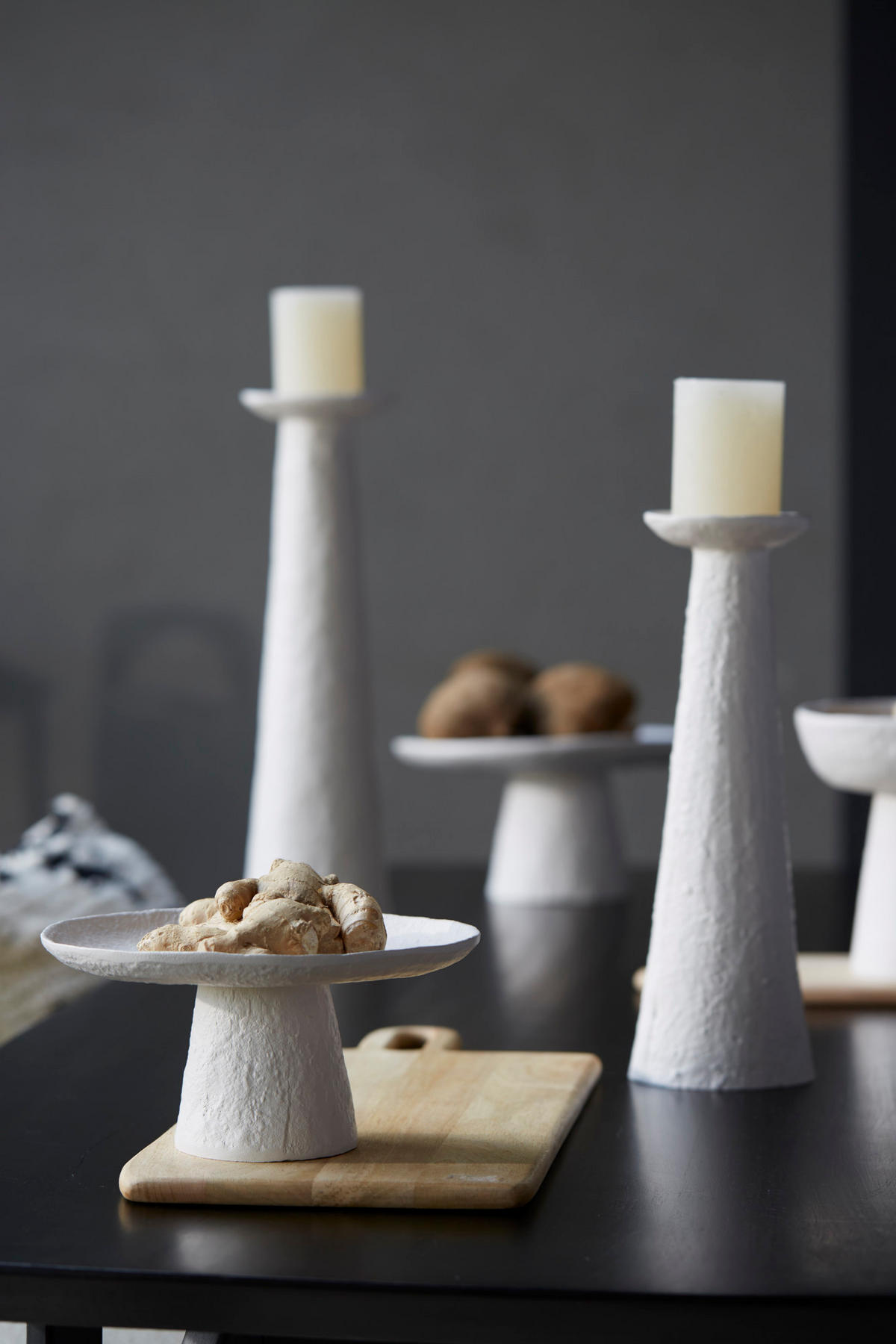 SCHALE Ota Weiß Ø24,5/12 cm - Weiß, Metall (24.5/12cm) - Light & Living