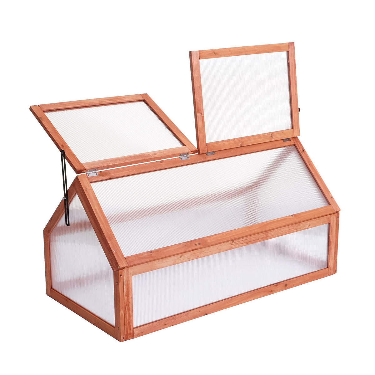 FRÜHBEET Braun - Braun, Holz (57/108/54cm) - MCW