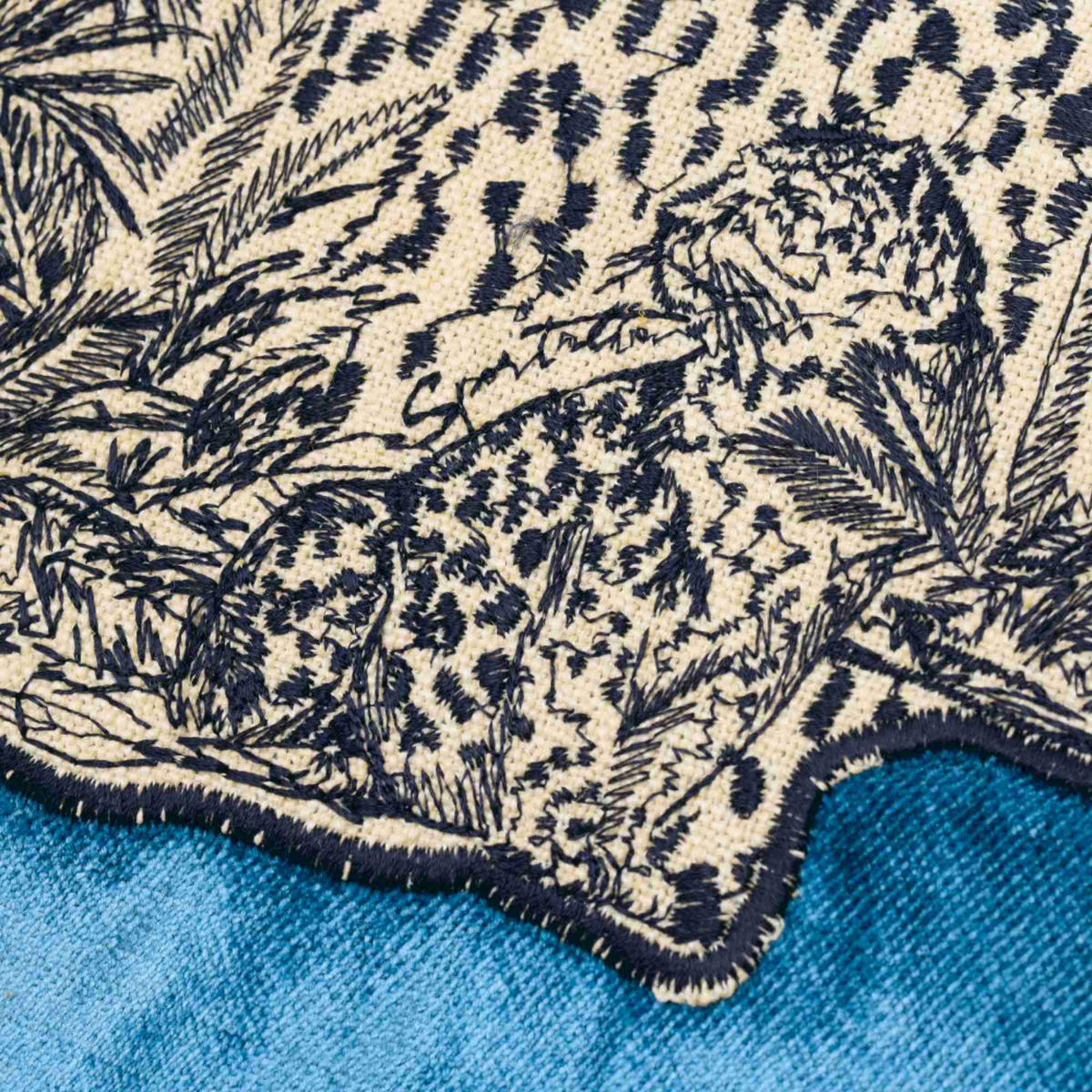 KISSENHÜLLE PALMS - Türkis, Textil (60/40cm) - Sportalm Kitzbühel