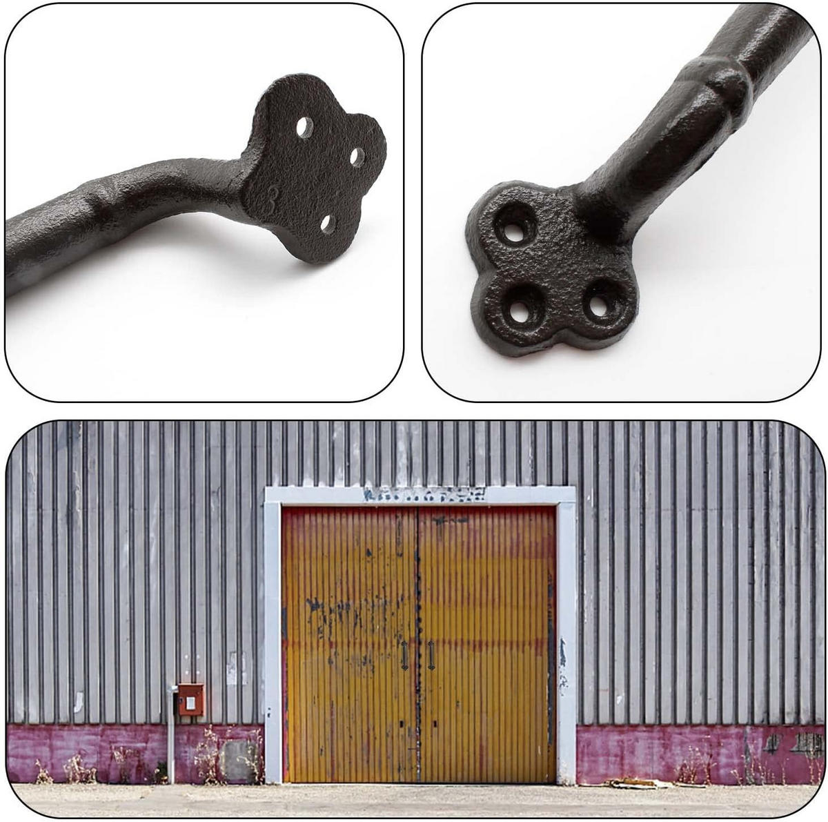 MÖBELGRIFF 1er-Set - Schwarz, Metall (5.3/4.8/22.5cm)
