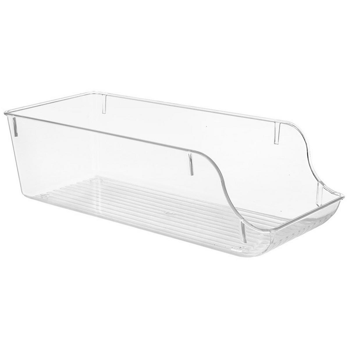 KÜHLSCHRANK-ORGANIZER 35x14x10 cm - Transparent, Kunststoff (35/10/14cm) - Excellent Houseware
