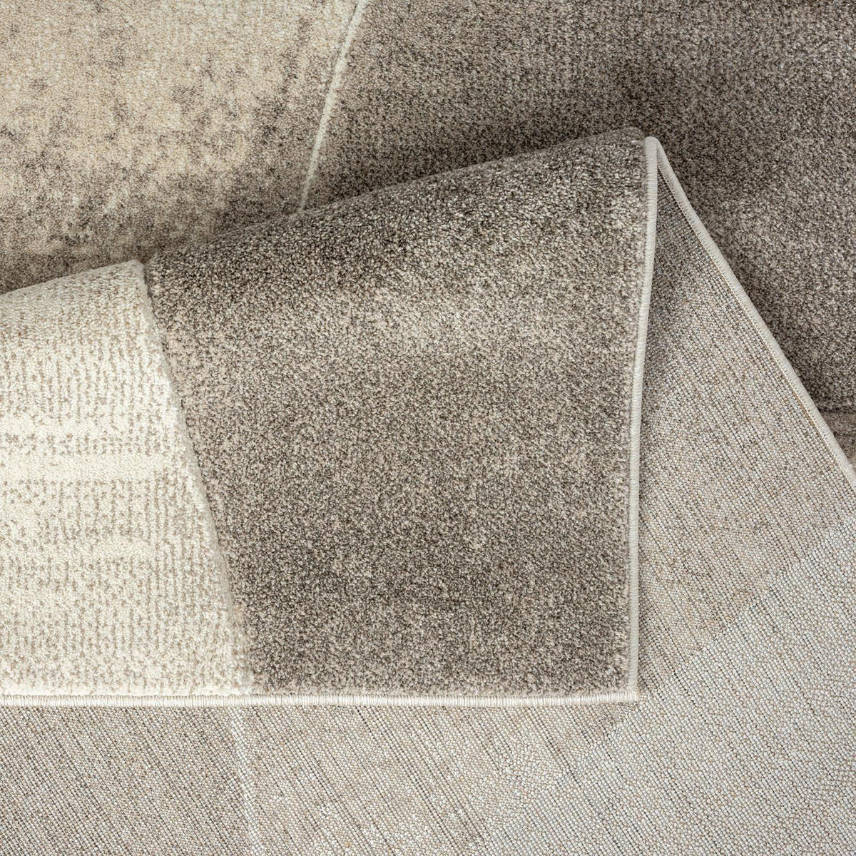 KURZFLOR-TEPPICH Bonito 9053 Braun 160x230 cm - Braun, Textil (160/230cm) - carpet city