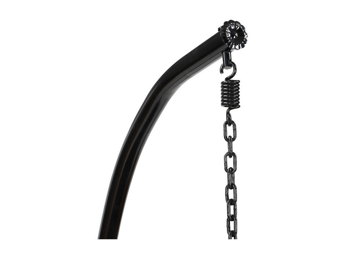 HÄNGESESSEL - 1 Person - Harz - Schwarz - - Schwarz, Kunststoff (112/197/105cm) - Vente-Unique