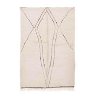 BERBERTEPPICH aus reiner Wolle 157x 243 cm - Beige, Naturmaterialien (157/243cm) - AFK Living