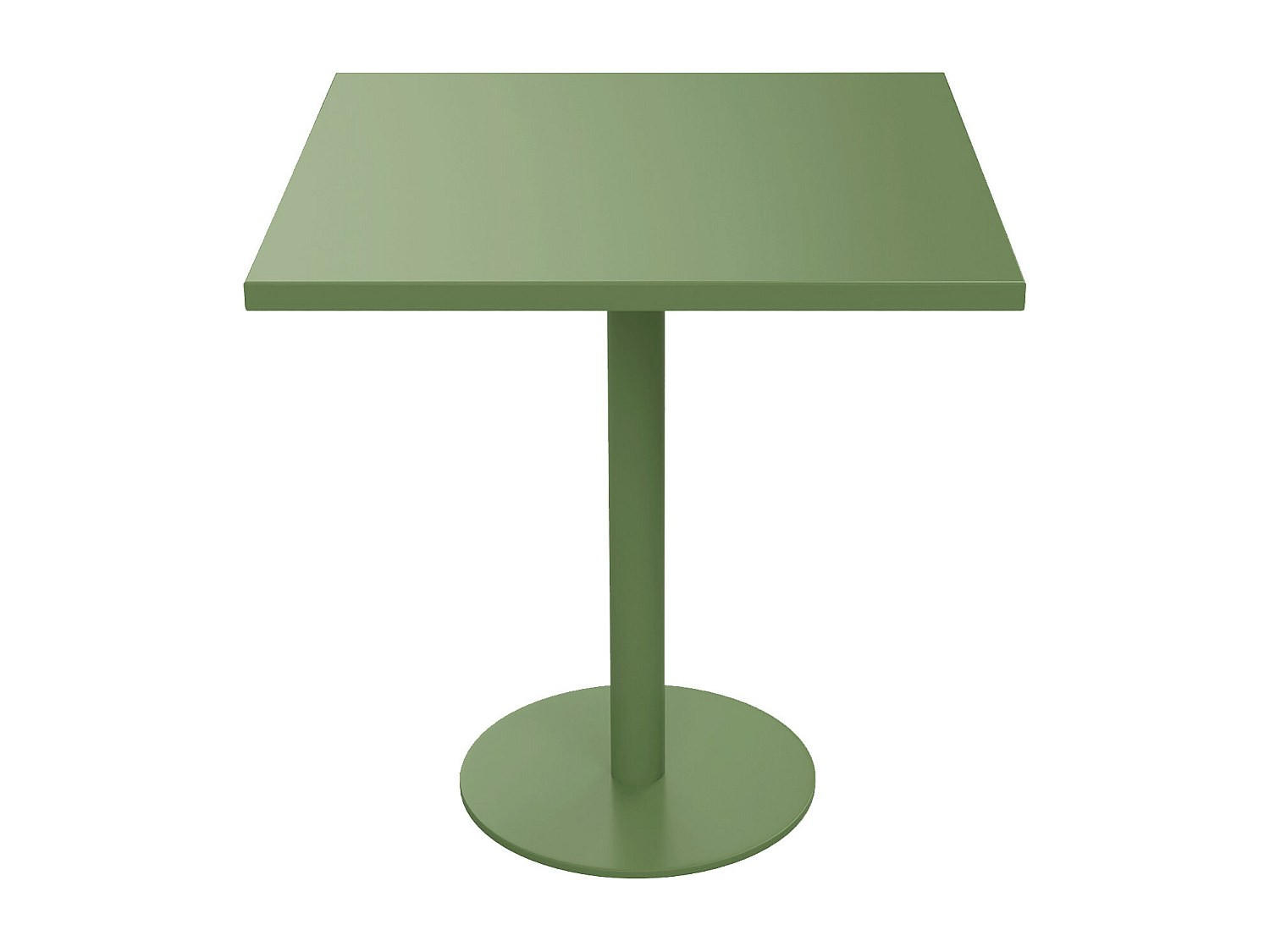 GARTENTISCH - 2 Personen - Metall - Grün - - Grün, Metall (70/70/75cm) - Vente-Unique