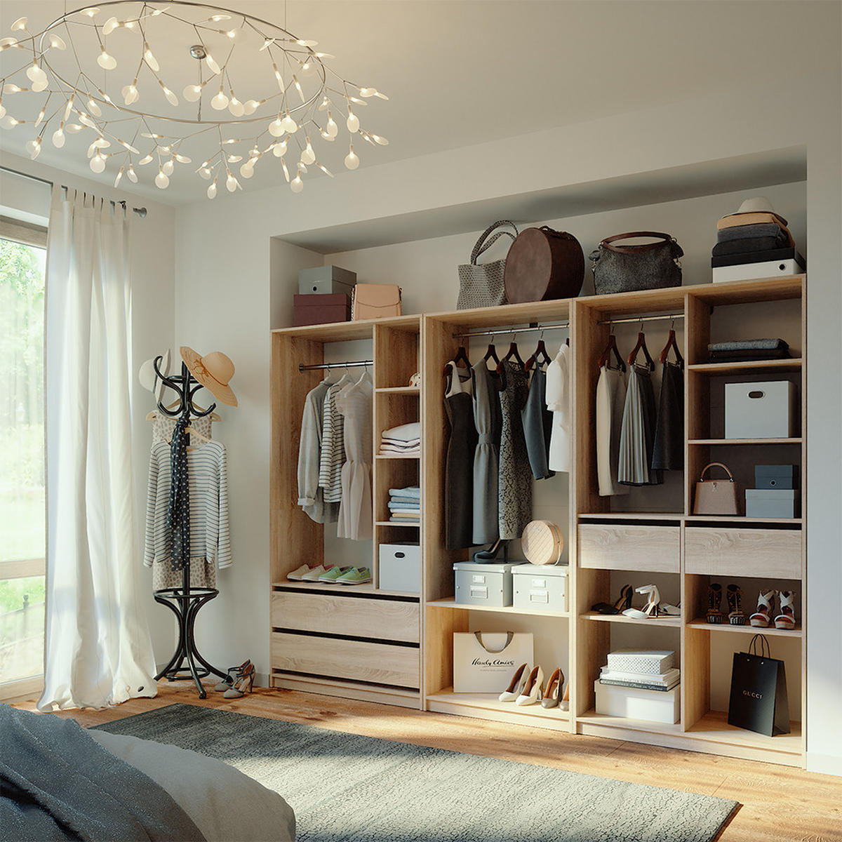 ŠATNÍ SKŘÍŇ Elmo Sonoma - Sonoma dub, kompozitní dřevo (280/200/50cm) - Vicco