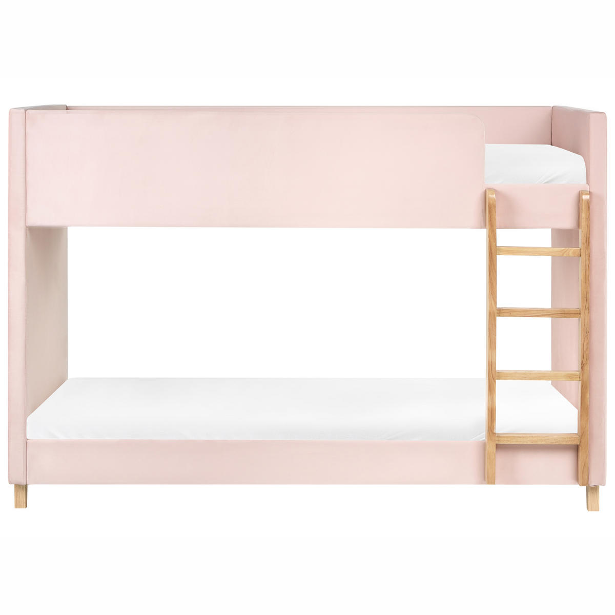 PAT ÎNALT catifea 90/200 cm roz pastel Chocques - roz aprins, material textil (97/143/214cm) - Beliani
