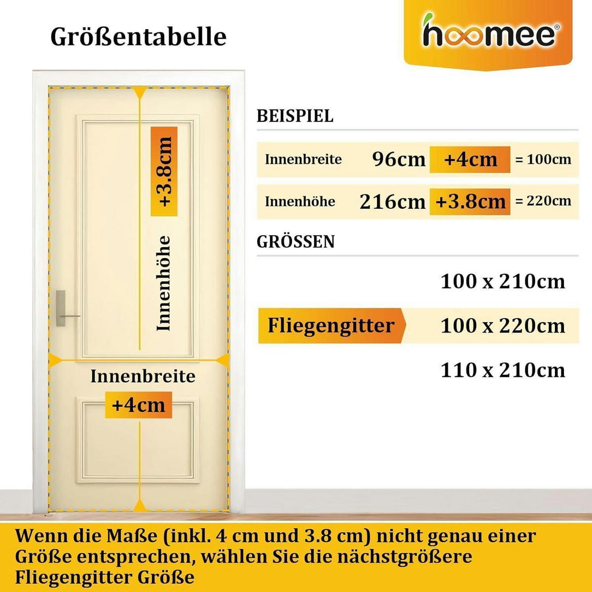 FLIEGENGITTER Tür mit lichtdurchlässigem LV-Gewebe, schwarz - Schwarz, Textil (100/220/1cm)
