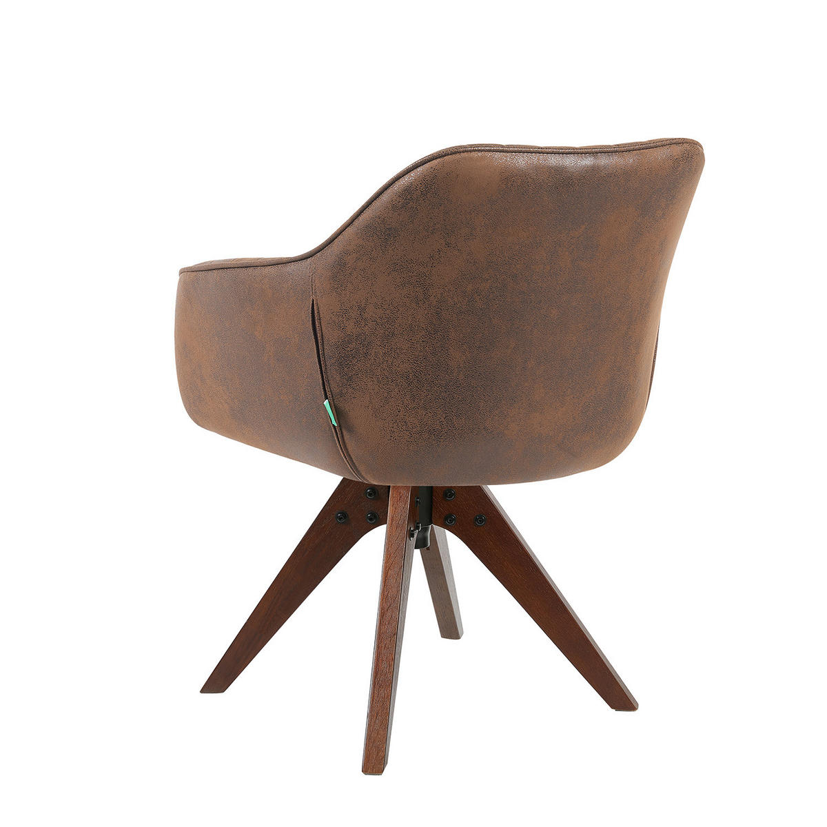 ARMLEHNSTUHL Mika-Finn 2er-Set - Nussbaumfarben/Braun, Eichenholz/Holz (60/82/61cm) - DUBI Möbel