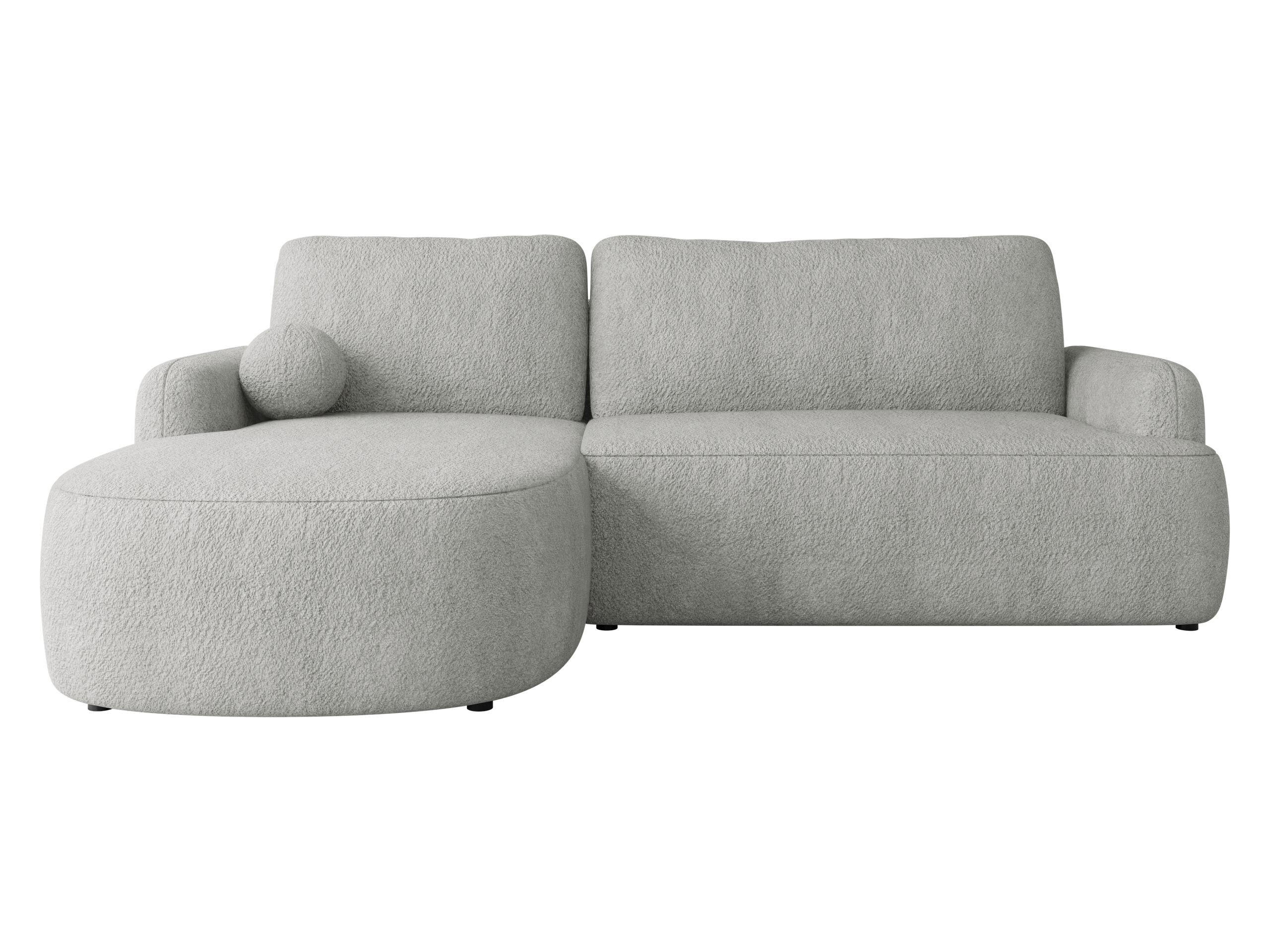Mirjan24 Ecksofa Hellgrau 250x174 cm
