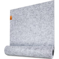 TISCHLÄUFER 150 x 40 cm - Hellgrau, Textil (150/40/1cm) - Miqio Design