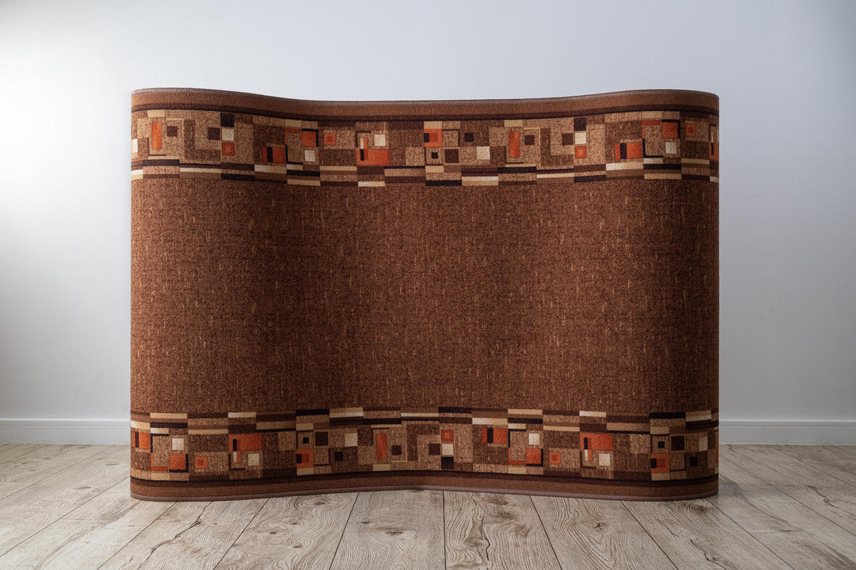 LÄUFER Antirutsch BOMBAY 100/100 cm - Braun, Textil (100/100cm) - rugsX