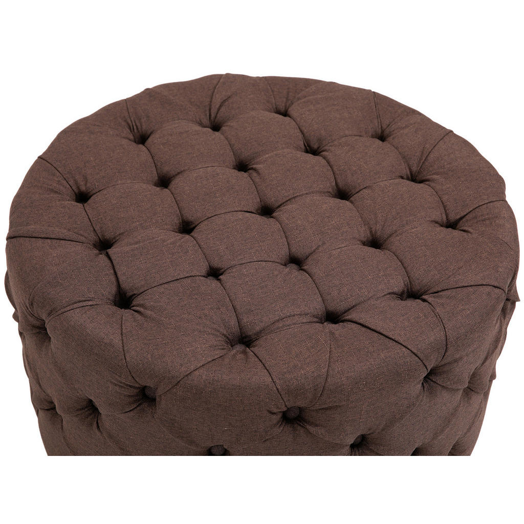 Thumbnail - CLP Sitzwürfel, Braun, Textil, 72x40x72 cm, Wohnzimmer, Hocker, Sitzwürfel
