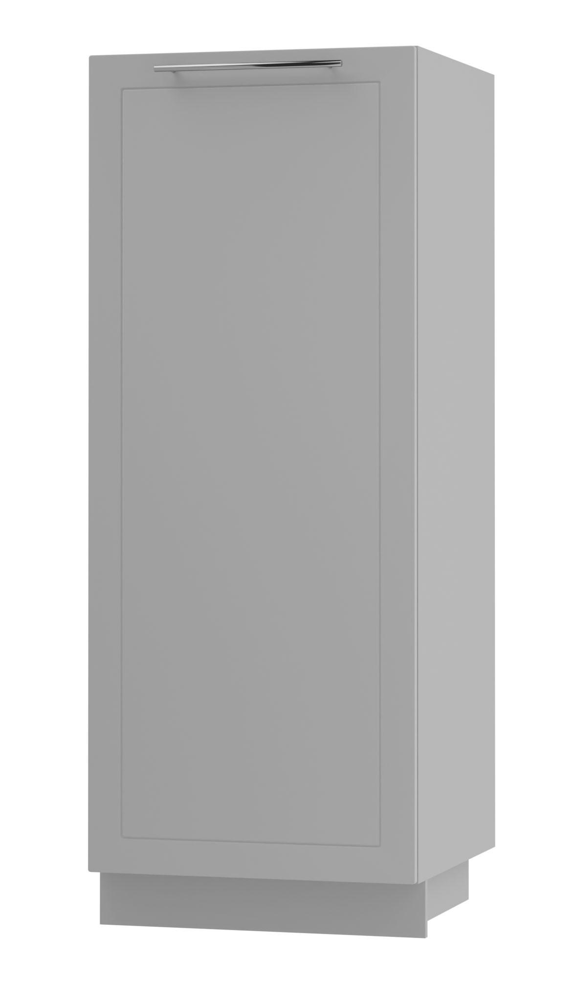 Feldmann-Wohnen Geschirrschrank Grau, Grau 60x154x59 cm