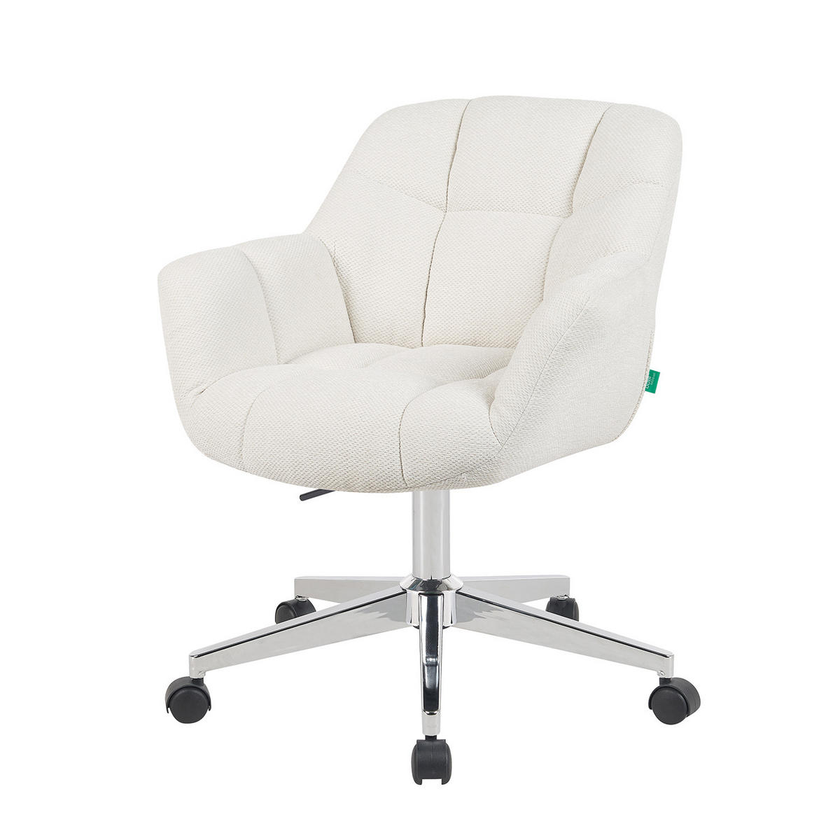 BÜROSTUHL Mika-Nio - Chromfarben/Creme, Textil/Metall (65/78/66cm) - DUBI Möbel