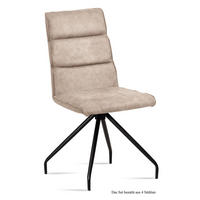 ESSZIMMERSTUHL (4er-Set) Devnet 47x92x60 Schwarz/Natur - Schwarz/Naturfarben, Kunststoff (60/92/47cm) - 58aufmkessel