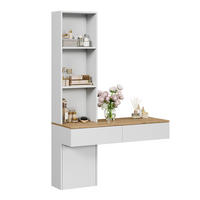 TOALETNÍ STOLEK Melora Bílá/dub - bílá, kompozitní dřevo (100/155/40cm) - Vicco