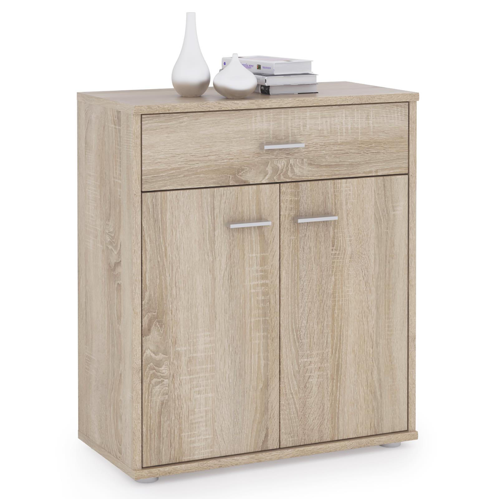 CARO-Möbel Kommode Sonoma Eiche 60x70x30 cm