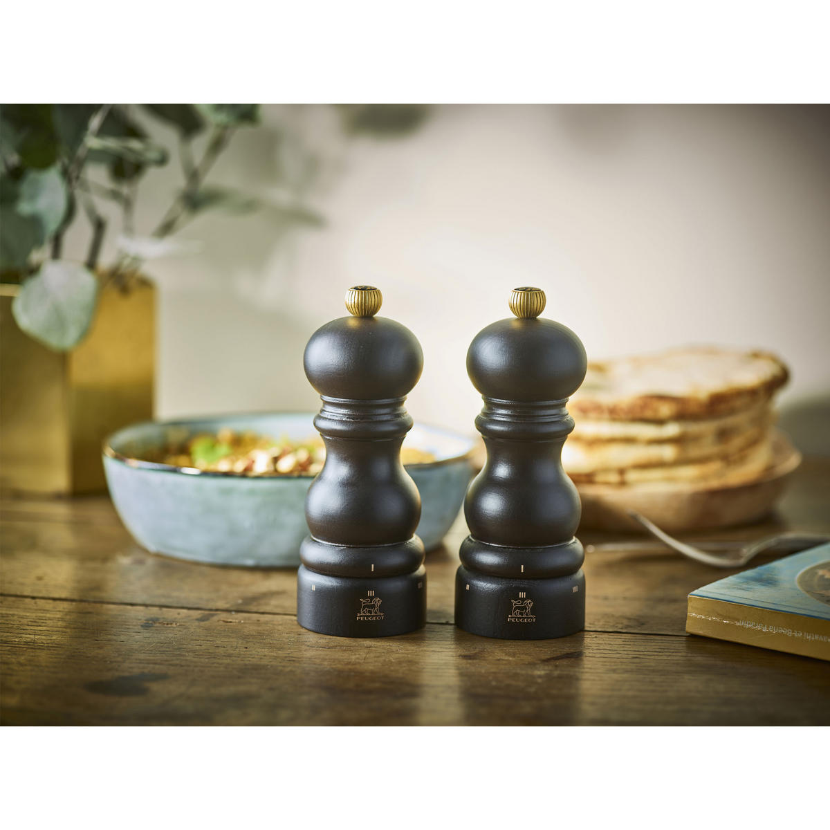 PFEFFERMÜHLE Paris uSelect 15cm Buchenholz Schokolade Stahlmahlwerk - Braun, Holz (5.9/15/5.9cm) - PEUGEOT