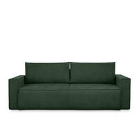 3-SITZER-SOFA NAPI II mit Schlaffunktion, grün - Grün, Textil (228/89/101cm) - KONSIMO®