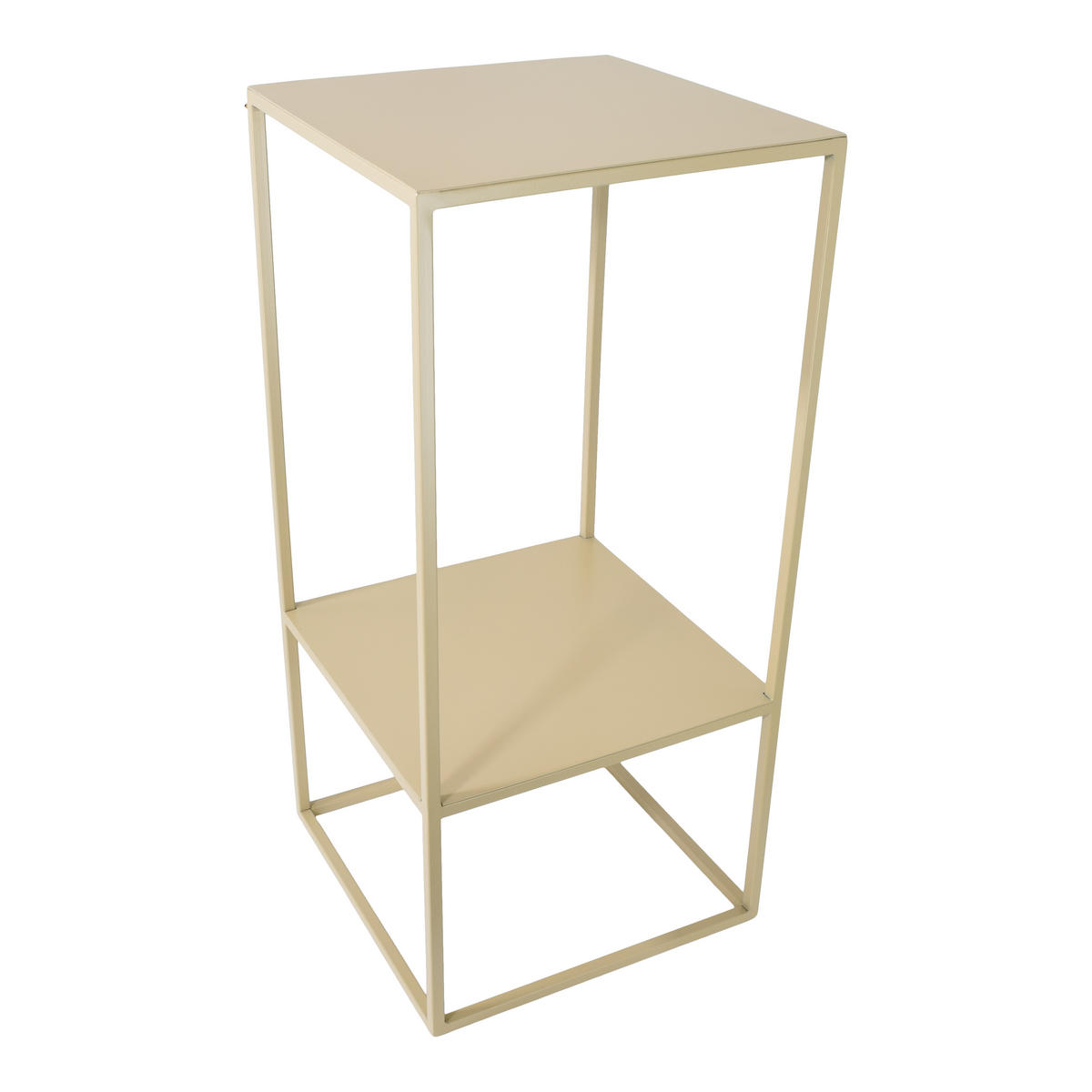 BLUMENTISCH Beran - Beige, Metall (35/35/76cm) - LOFT42