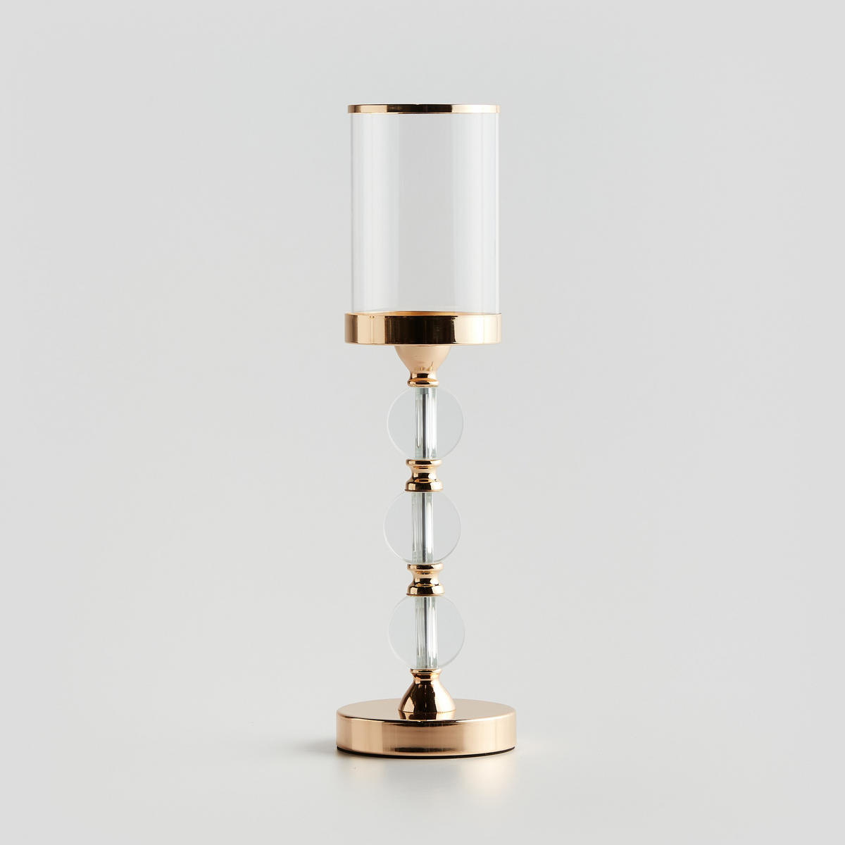 KERZENSTÄNDER Circello2 - Goldfarben, Metall (12/42.5/12cm) - home&you