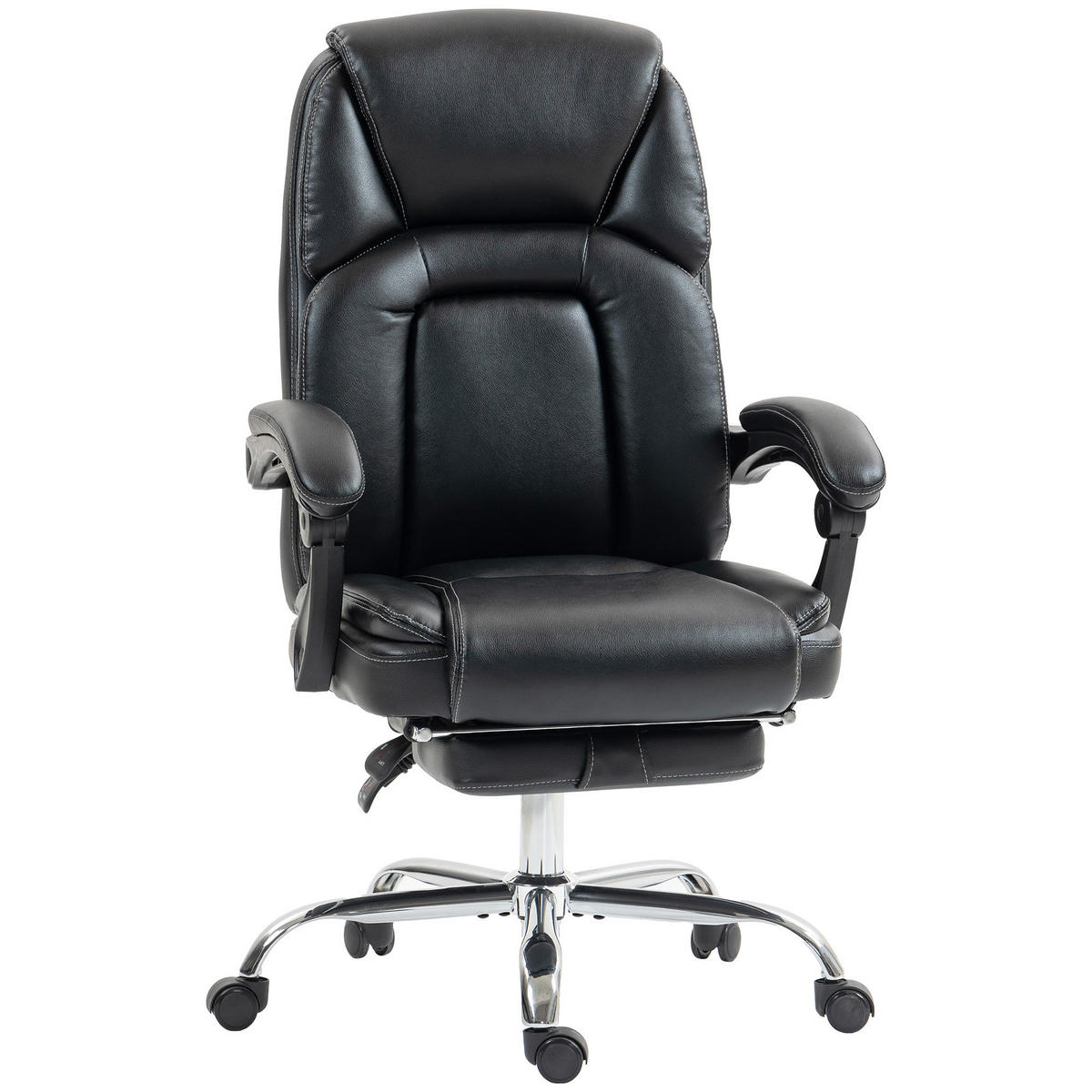 BÜROSTUHL Schwarz 66.0/65.0/118.0 cm - Schwarz, Kunststoff (65/118/66cm)
