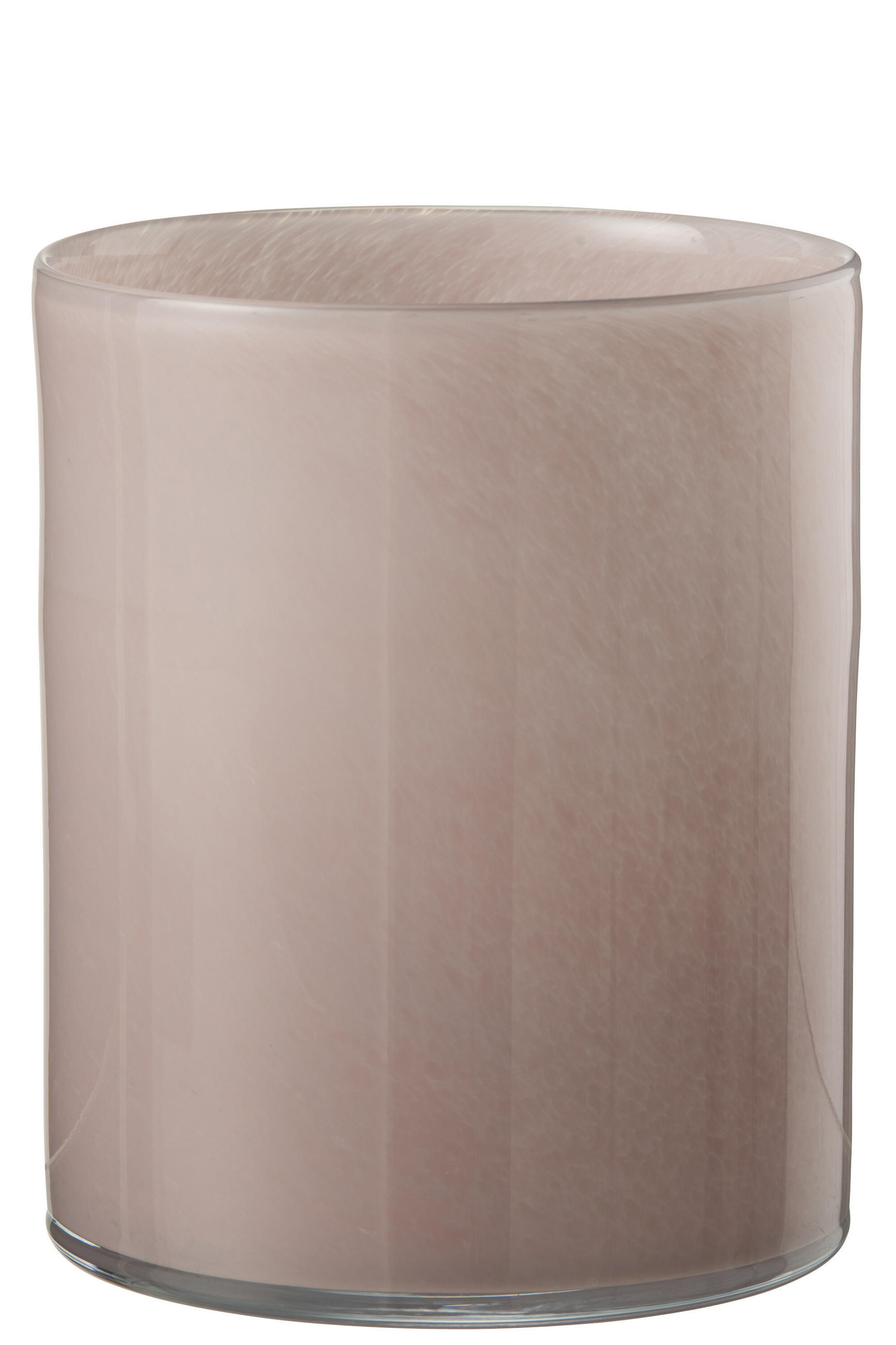 KERZENHALTER JADE - Glas - Rosa - L - Pink, Glas (15/18cm) - J-Line