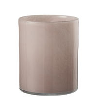 KERZENHALTER JADE - Glas - Rosa - L - Pink, Glas (15/18cm) - J-Line