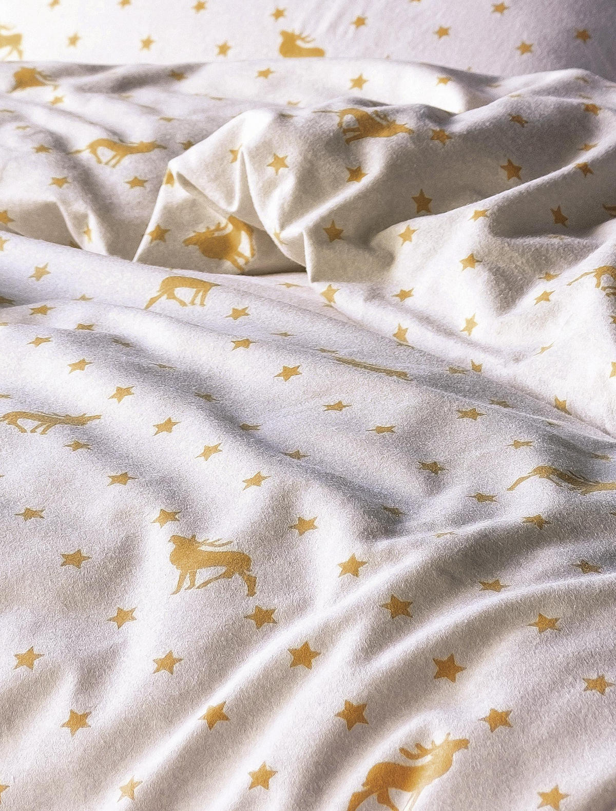 BETTWÄSCHE PANDA 8496 - Gelb, Textil (135/200cm) - Irisette