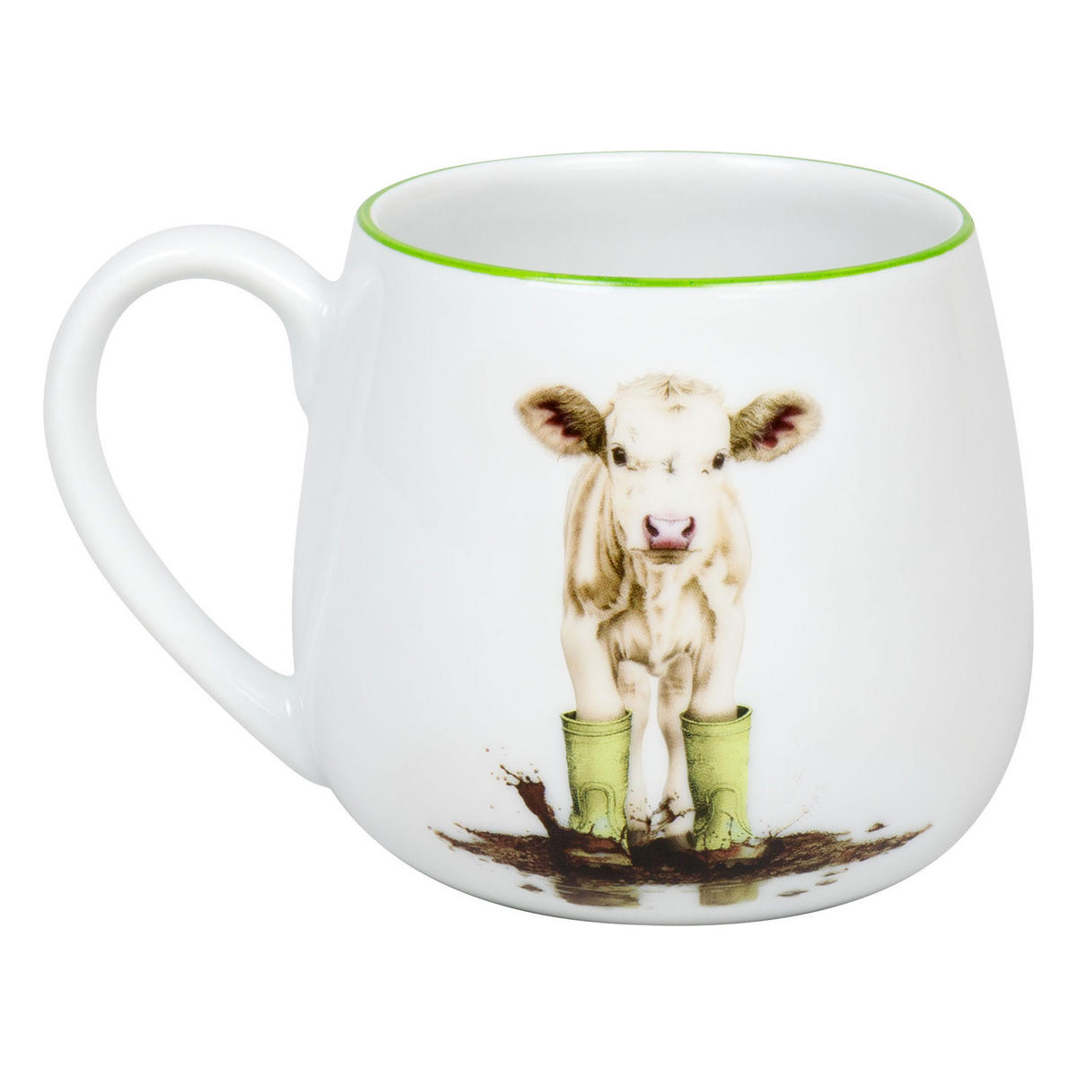 KUSCHELBECHER Tapsiges Kälbchen - Naturfarben, Keramik (0.4L) - Könitz