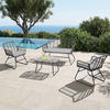 GARTENLOUNGE RIVIERA - Hellgrau/Grau, Metall - IDIMEX
