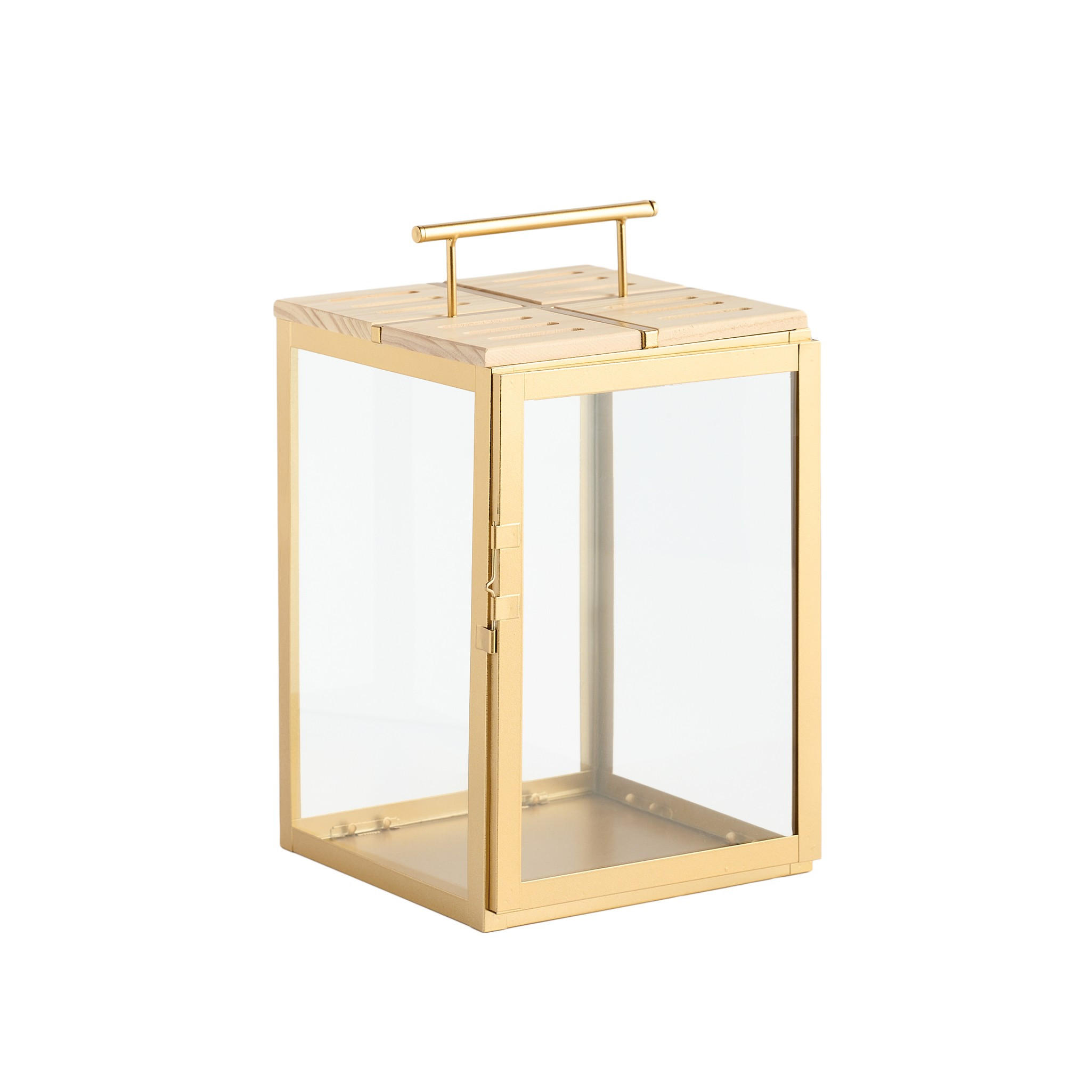 LATERNE Mirt - Goldfarben, Metall (24/40/23cm) - home&you