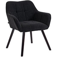 ESSZIMMERSTUHL Cord Schwarz - Schwarz, Holz/Textil (65/82/64cm) - CLP