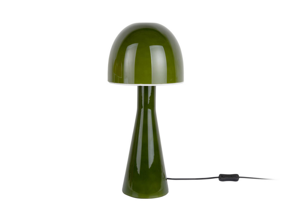 TISCHLAMPE Bombin 20/20/45 cm - Grün, Glas (20/20/45cm) - Leitmotiv