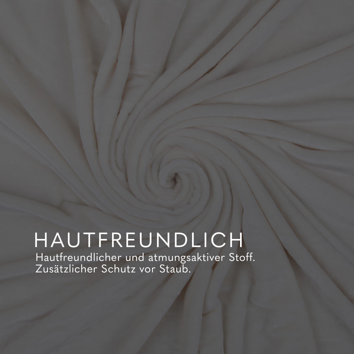 KUSCHELDECKE mit Cashmere Touch 150x200 cm Offwhite - Naturfarben, Textil (150/200cm)
