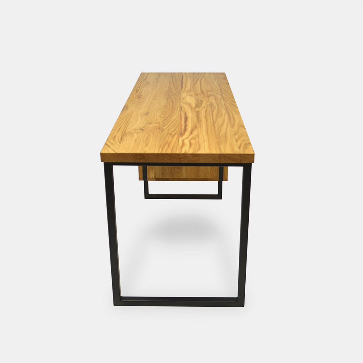 SCHREIBTISCH aus Eichenholz fürs Arbeitszimmer und Büro HUGON - Eichefarben, Holz (60/140/75cm) - Rawood Furniture
