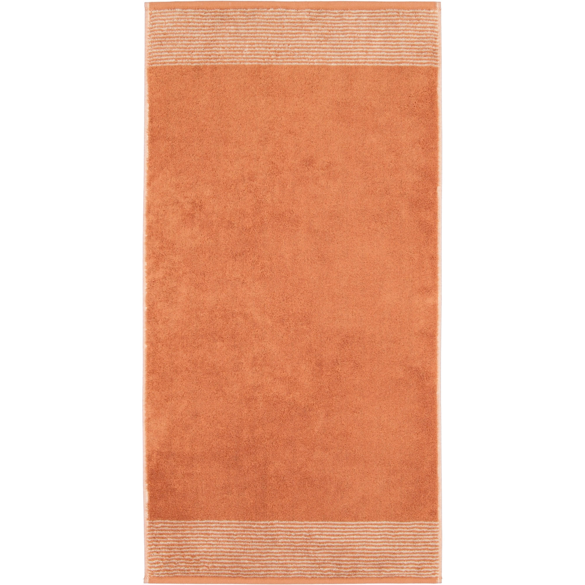 HANDTUCH LUXURY HOME TWO-TONE 590 KUPFER - 32 - Orange, Textil (50/100cm) - Cawoe