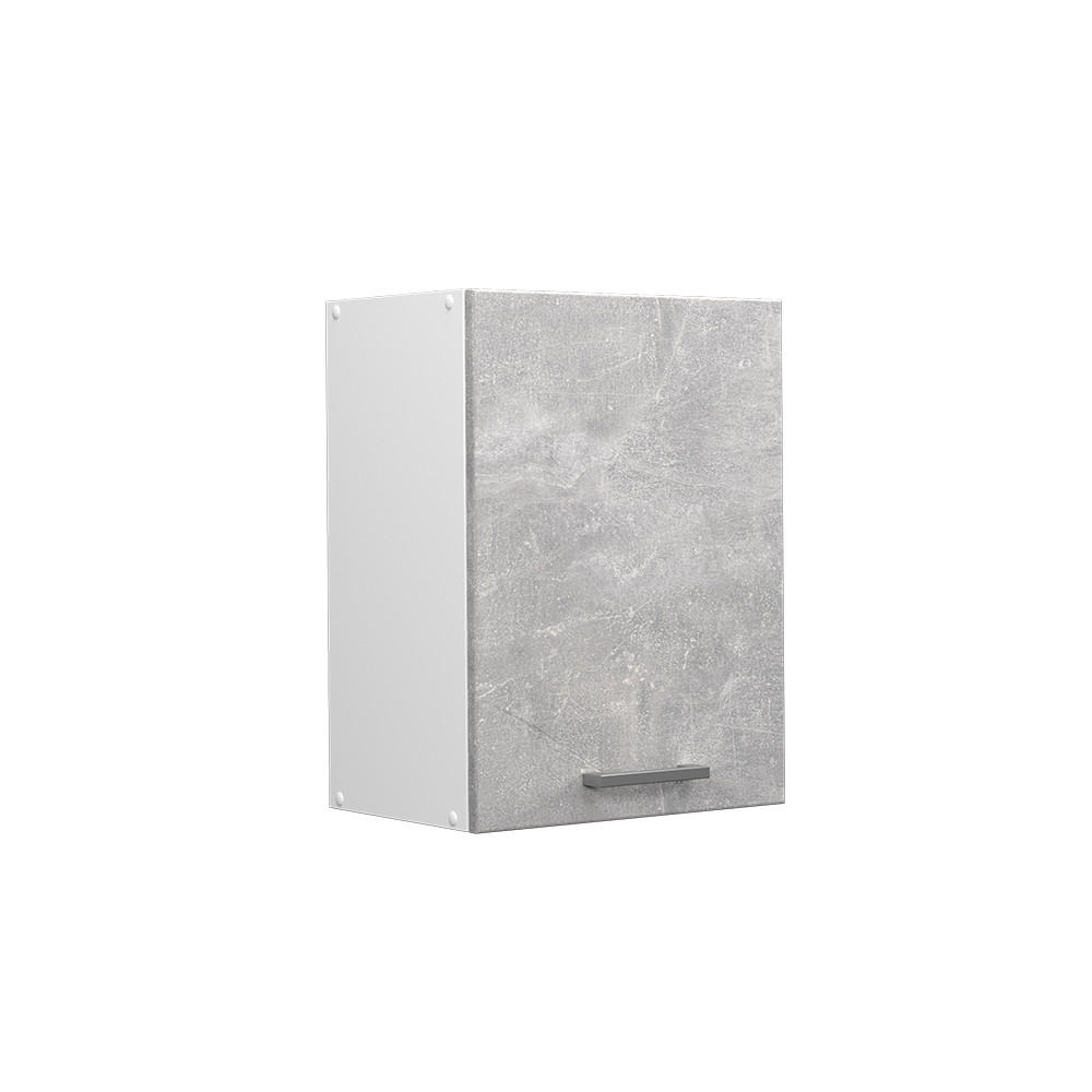 HÄNGESCHRANK R-Line Beton 45 cm - Schieferfarben/Hellgrau, Holzwerkstoff (45/60/31cm) - Vicco