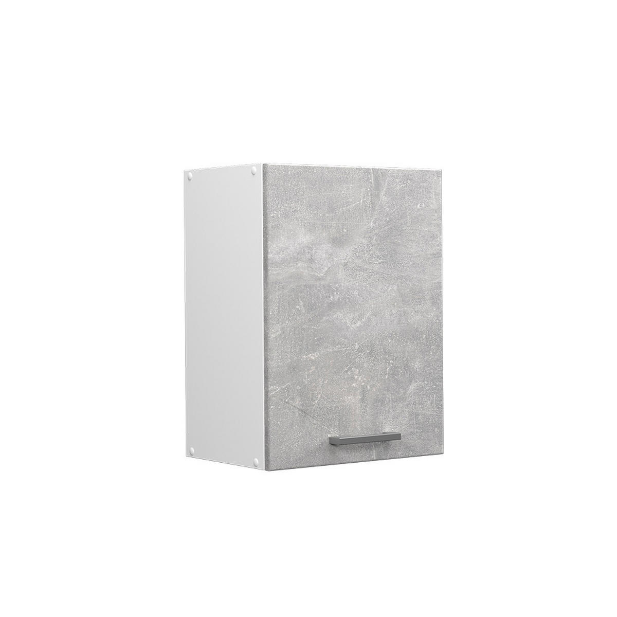 HÄNGESCHRANK R-Line Beton 45 cm - Schieferfarben/Hellgrau, Holzwerkstoff (45/60/31cm) - Vicco