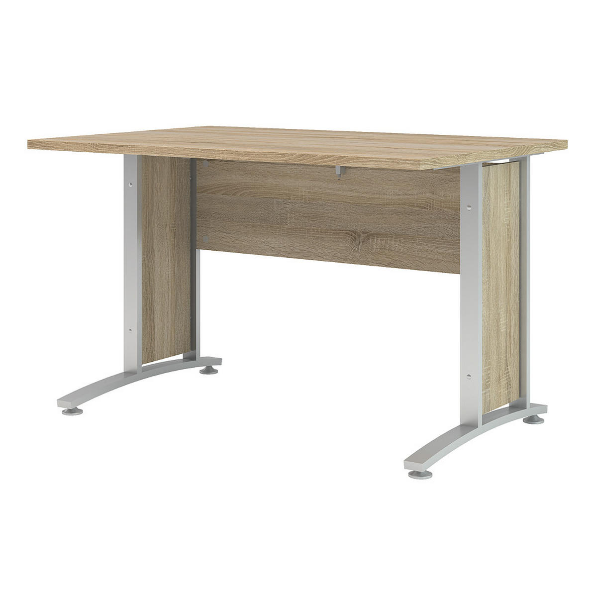 SCHREIBTISCH Eiche Dekor - Eiche Wotan, Holzwerkstoff (80/120/74cm) - ebuy24