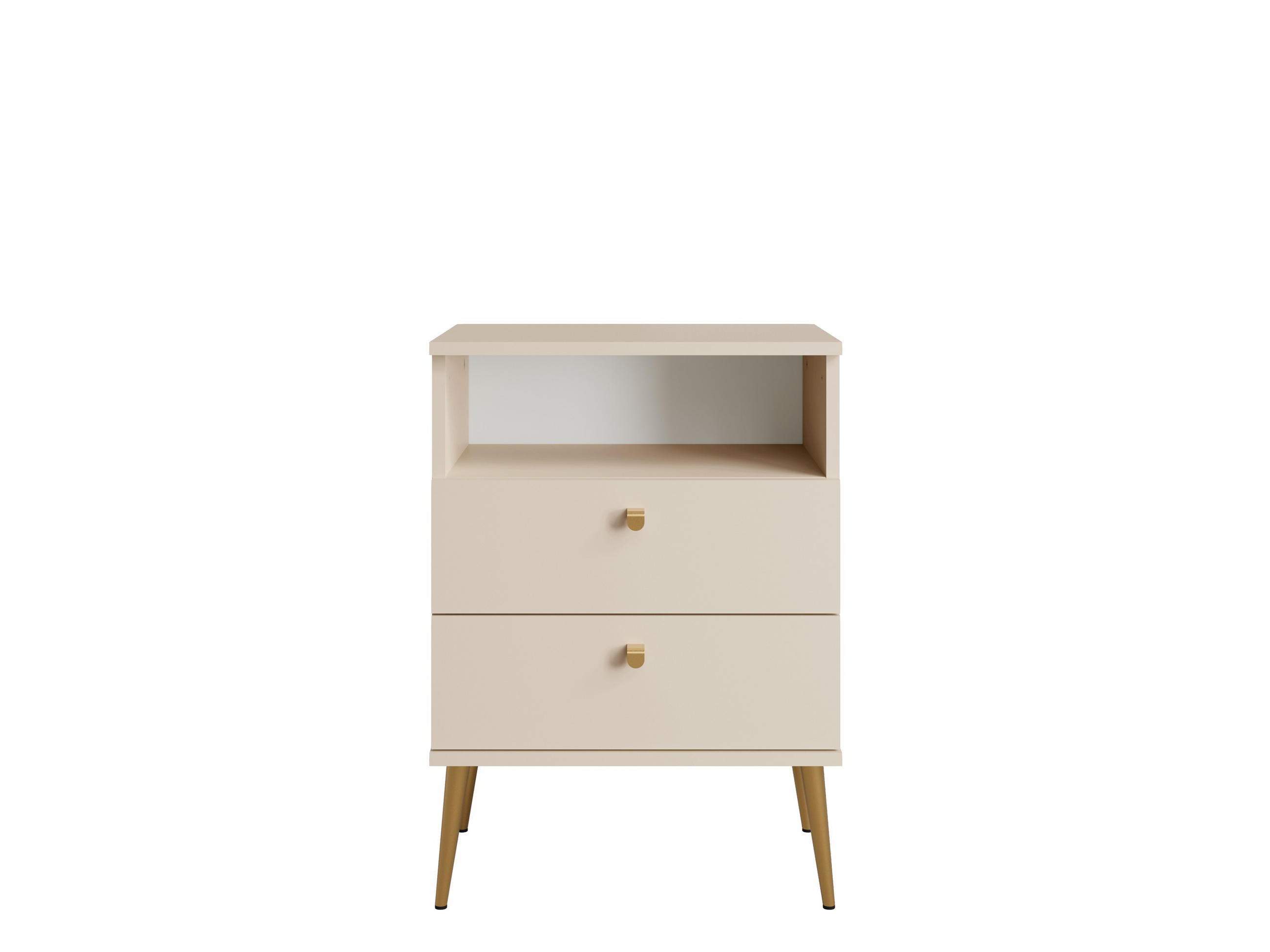 NACHTTISCH Beige 50/69,5/33,9 - Beige, Holzwerkstoff (50/70/34cm) - RAUMHIRSCH FURNITURE