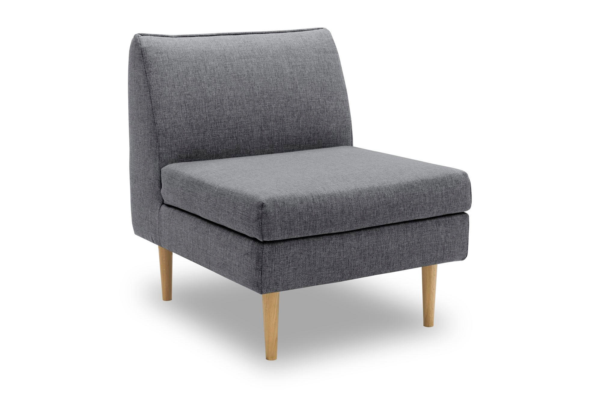 GARTENLOUNGE-SESSEL Braelyn 70x82x82 mit Outdoorbezug in anthrazit - Anthrazit, Kunststoff (82/82/70cm) - 58aufmkessel