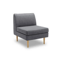 GARTENLOUNGE-SESSEL Braelyn 70x82x82 mit Outdoorbezug in anthrazit - Anthrazit, Kunststoff (82/82/70cm) - 58aufmkessel