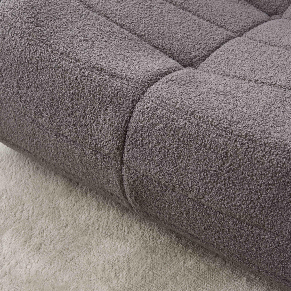 SEDACÍ VAK v šedé barvě, relaxační křeslo do interiéru s vysoce elastickou pěnou, snadno přemístitelné - šedá, textil (85/79/110cm) - STILVORA