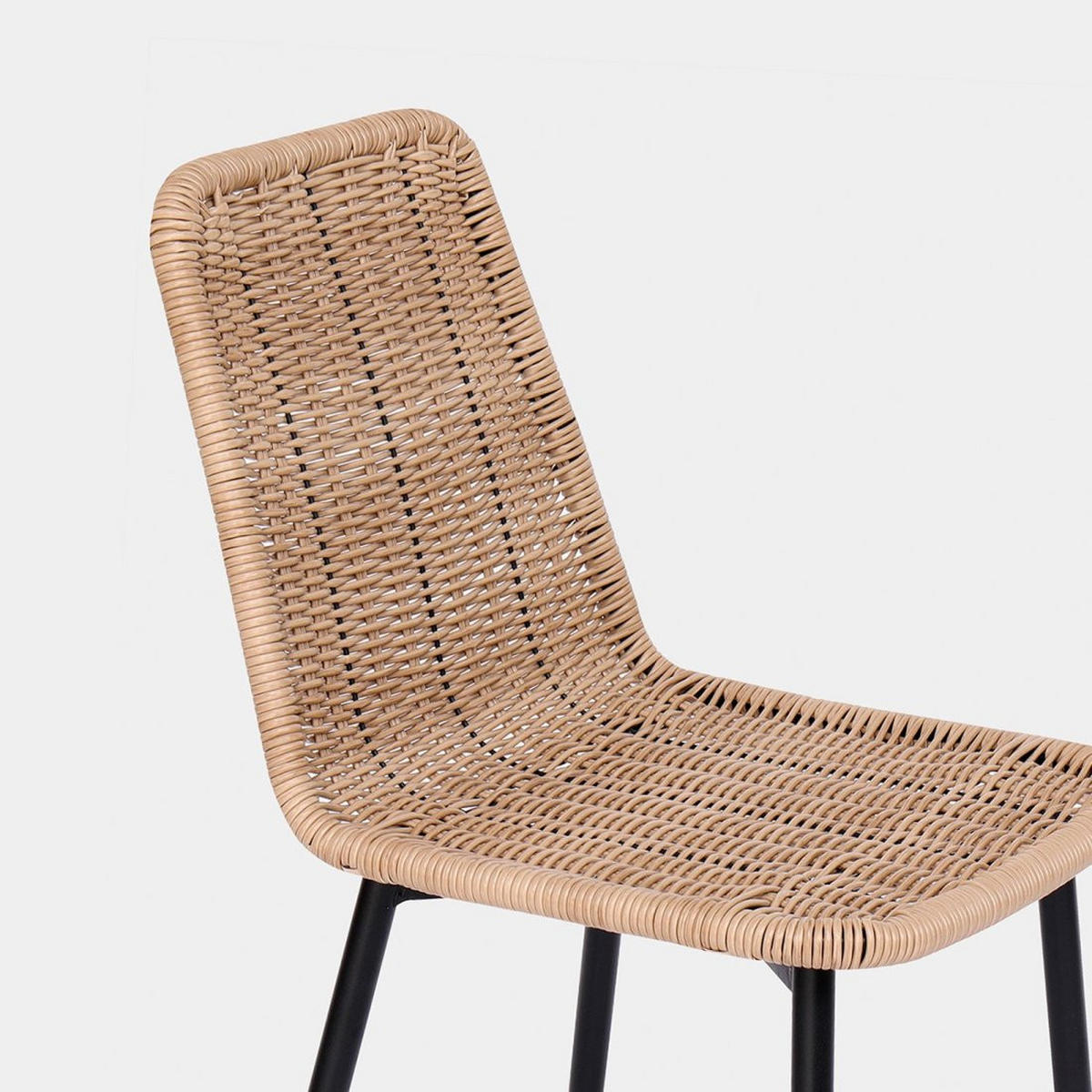 GARTENSTUHL Noah Natürlich 45 cm x 84 cm - Naturfarben, Kunststoff (45/84/56cm) - Klast Home