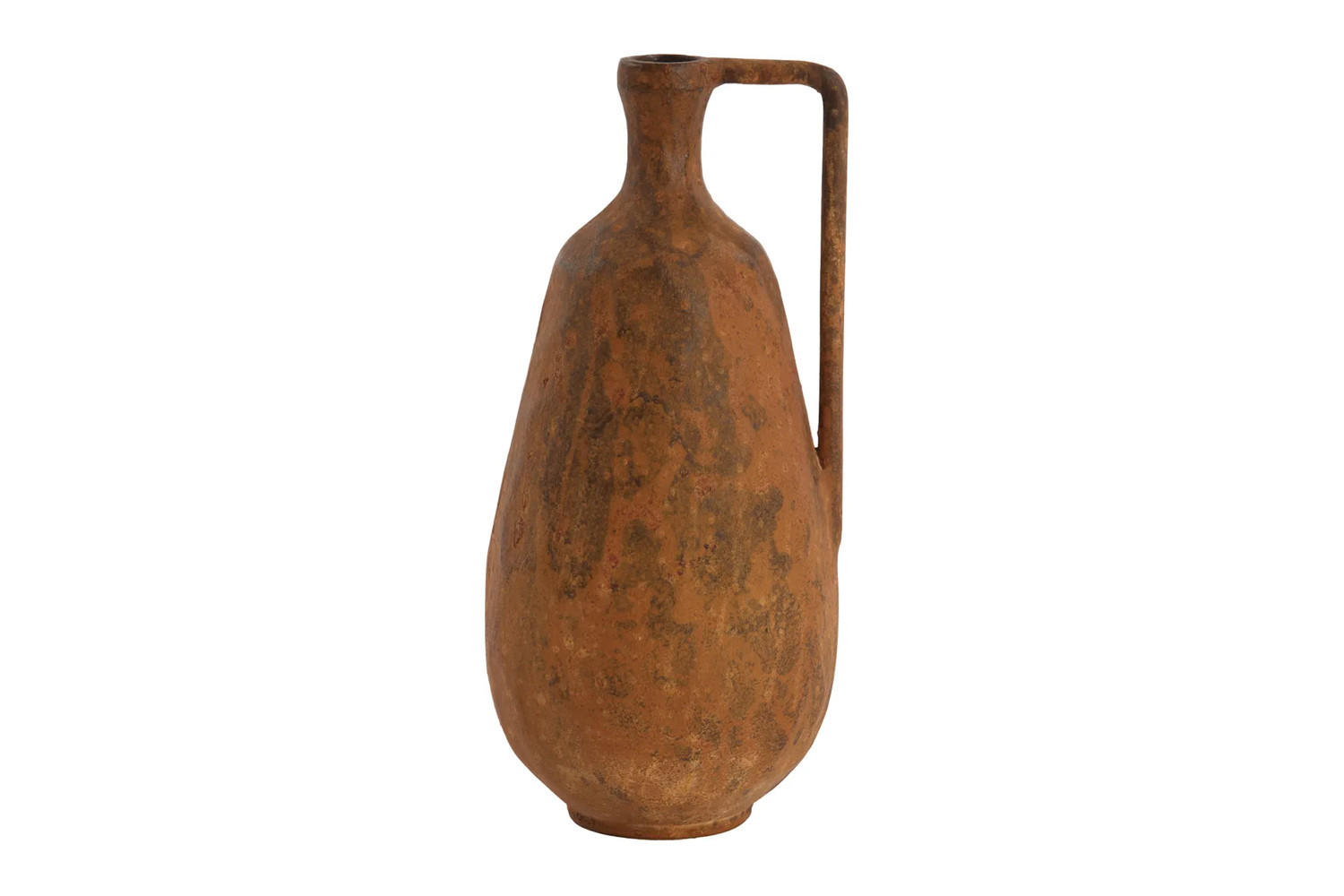 METALLVASE OSTRA 16,5x17x35 cm, Metall, Rostfarben - Rostfarben, Metall (35cm) - Light & Living