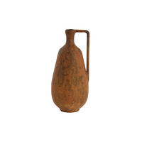 METALLVASE OSTRA 16,5x17x35 cm, Metall, Rostfarben - Rostfarben, Metall (35cm) - Light & Living